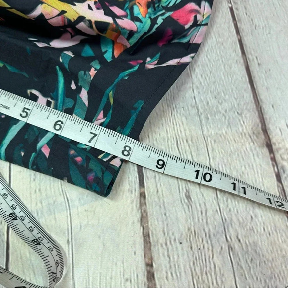 fourlaps board short swimwear night swim palms multi sz 34 athletic fit unlined - Picture 6 of 13